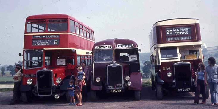 Thames Valley K6A 446, Economic Albion ACB HUP236 & Portsmouth Leyland Titan TD4 English Electric 124